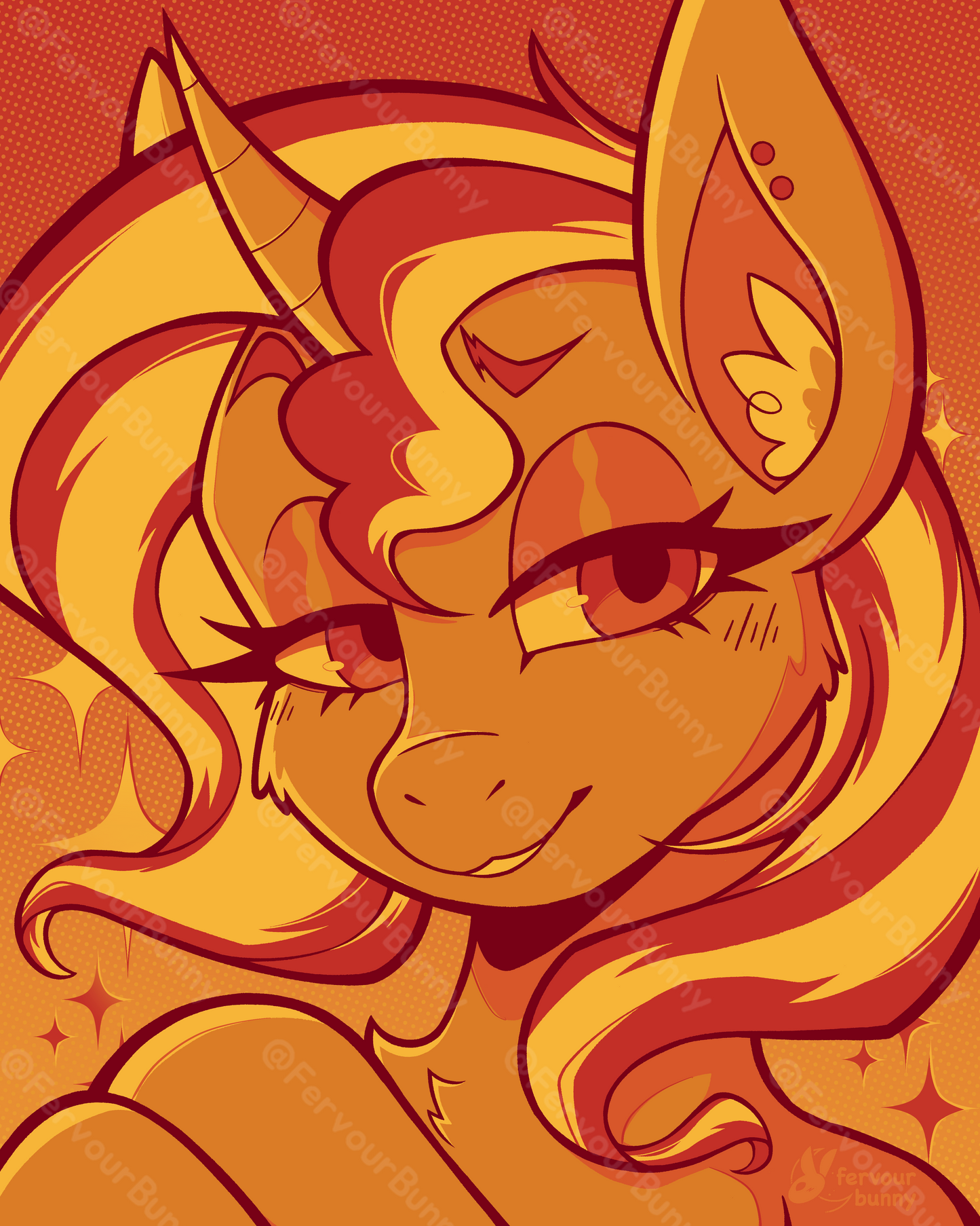 Sunny Pony Giclée Print