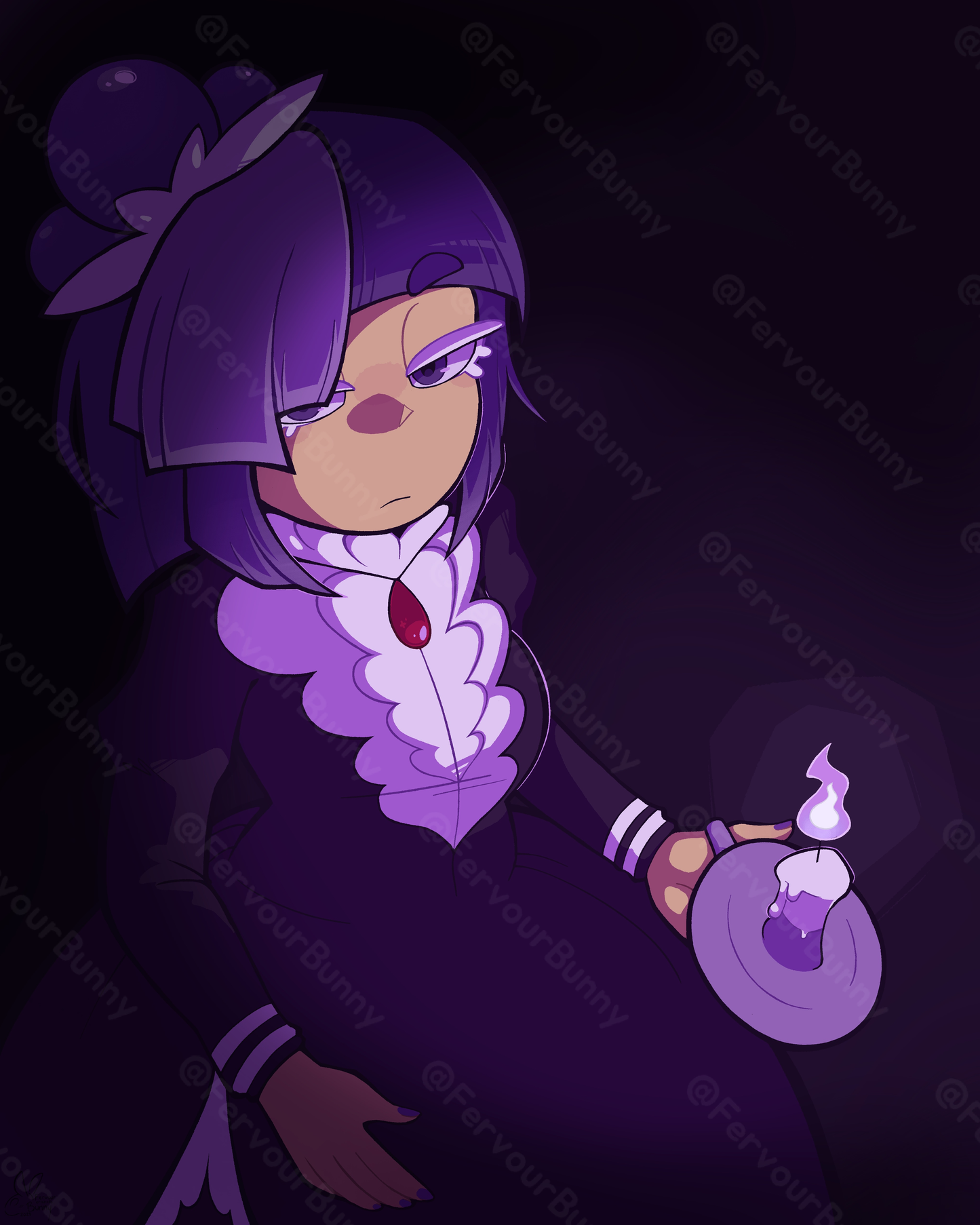 Blackberry Cookie Giclée Print