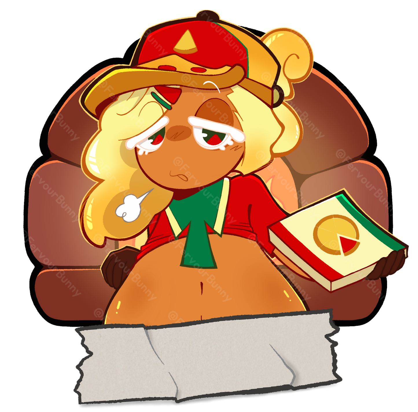 Breastly Baked PIzza Cookie (Water/UV Resistant)