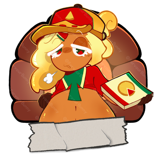 Breastly Baked PIzza Cookie (Water/UV Resistant)