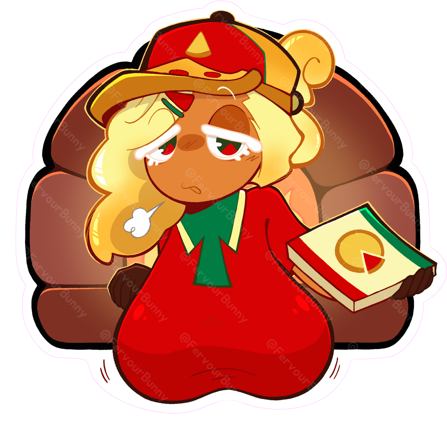 Breastly Baked PIzza Cookie (Water/UV Resistant)