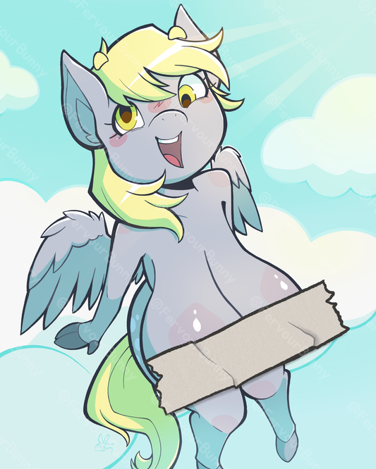 Busty Bubble Pony NSFW Giclée Print