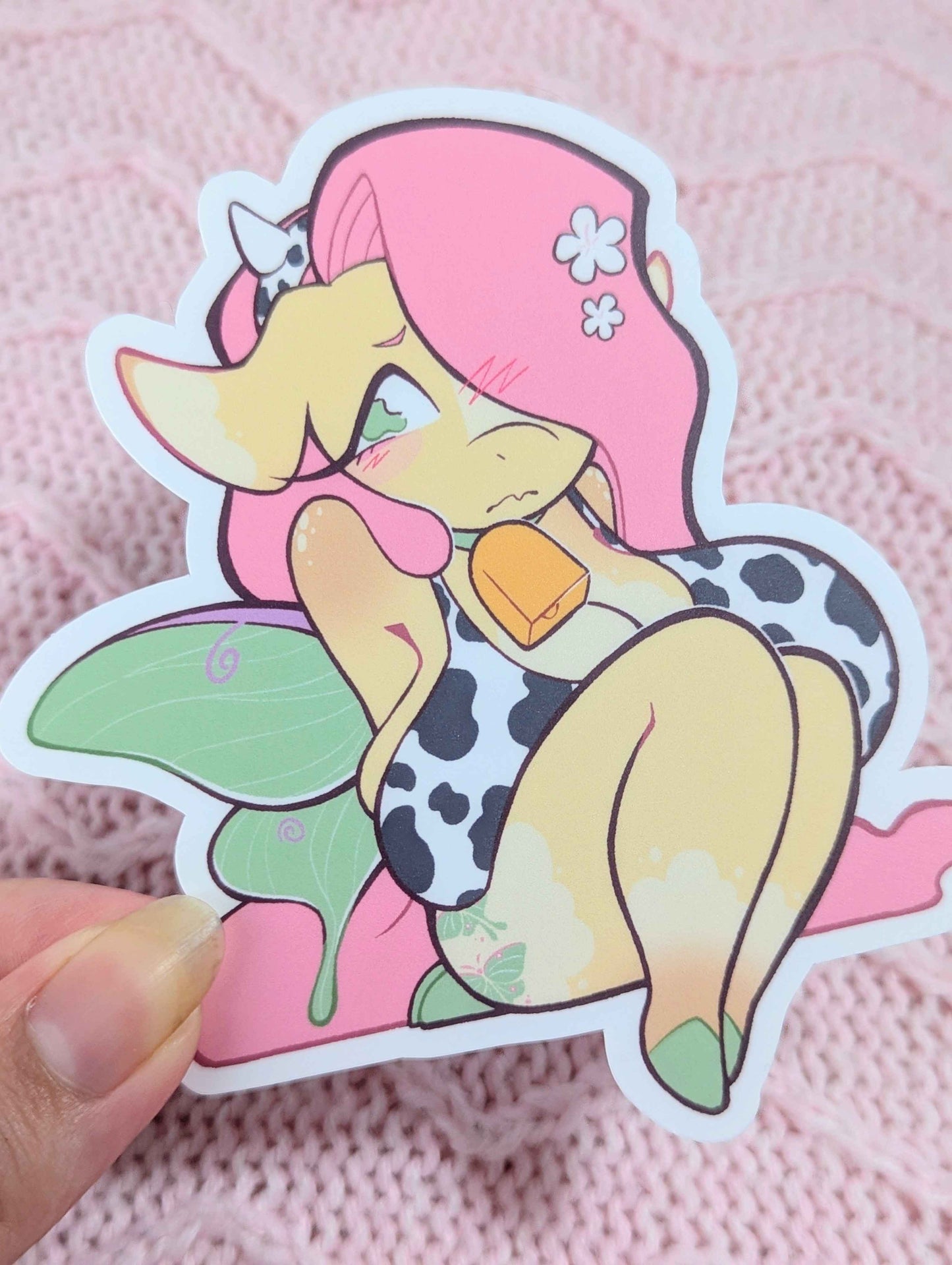Busty Shy Pony Vinyl Sticker (Water/UV Resistant)