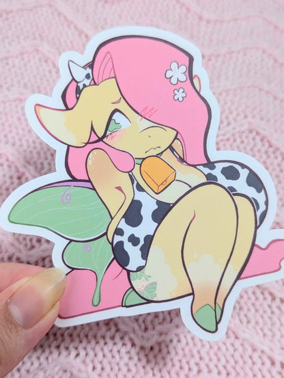 Busty Shy Pony Vinyl Sticker (Water/UV Resistant)