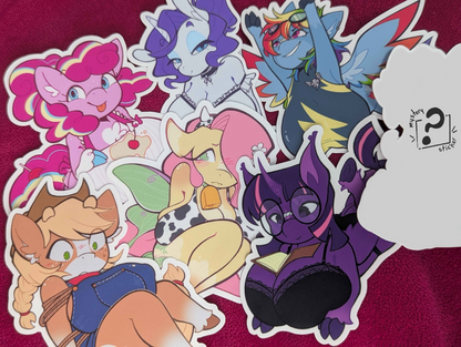 Busty Pony Vinyl Sticker Series 1 Bundle